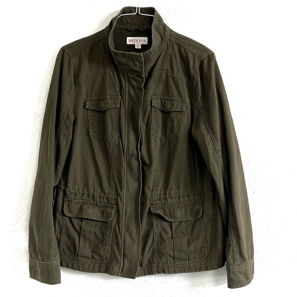 Utility jacket green size large - Picture 1 of 6